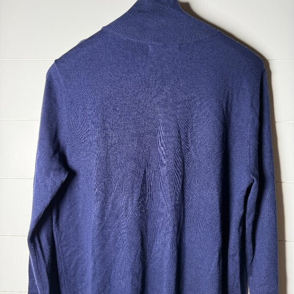 Travel Smith **85% SILK 15%CASHMERE** Light Sweater Blue Sz XL - Picture 4 of 7